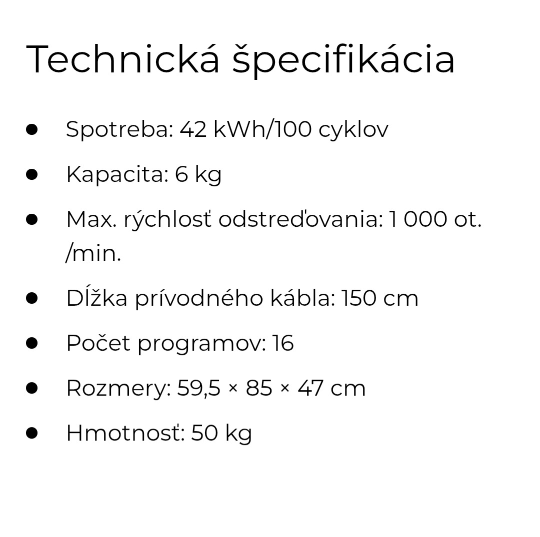 Práčka Siguro EasyWash Slim - 2
