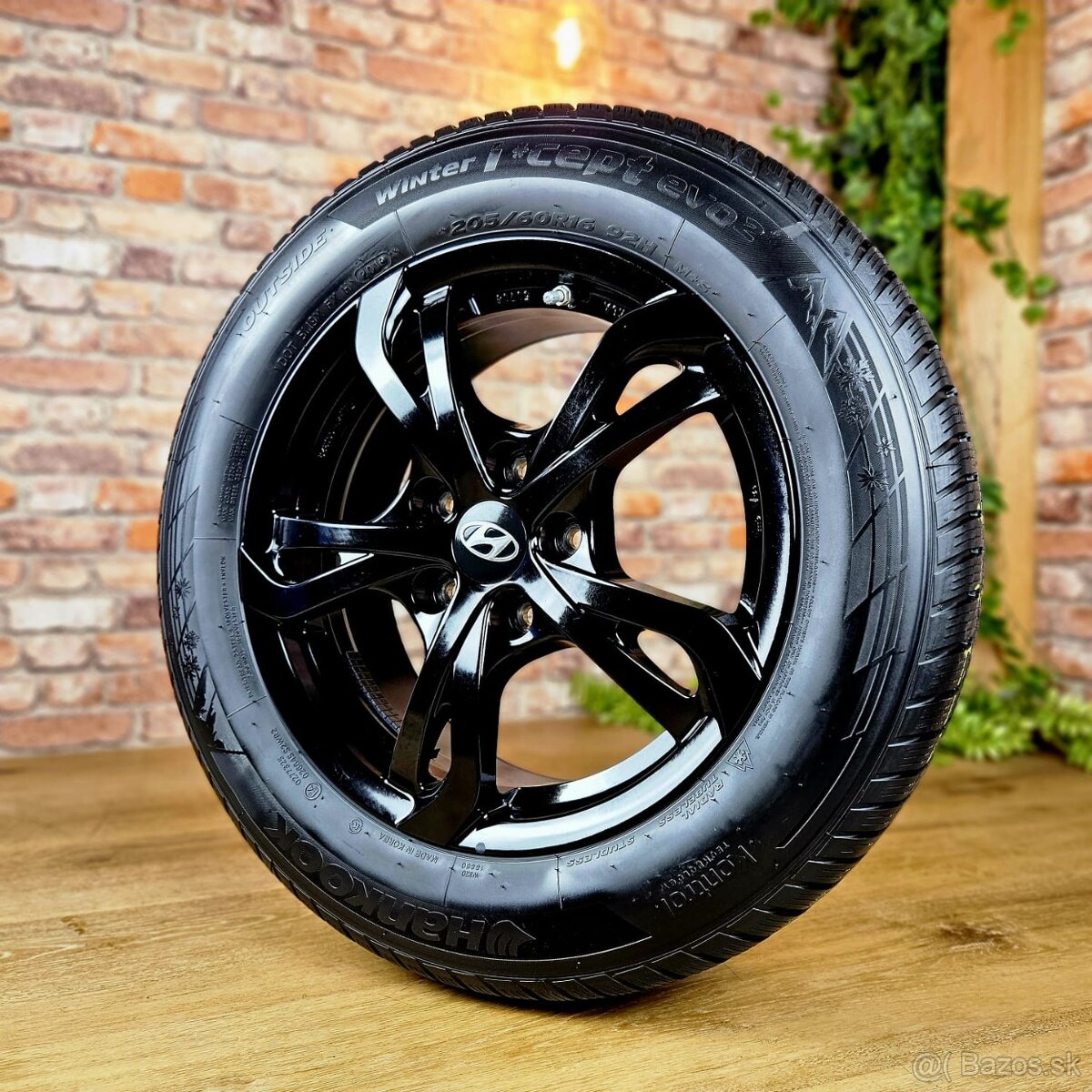 Alu R16 5x114 orig. HYUNDAI Kona + zimné 205/60R16 - 2