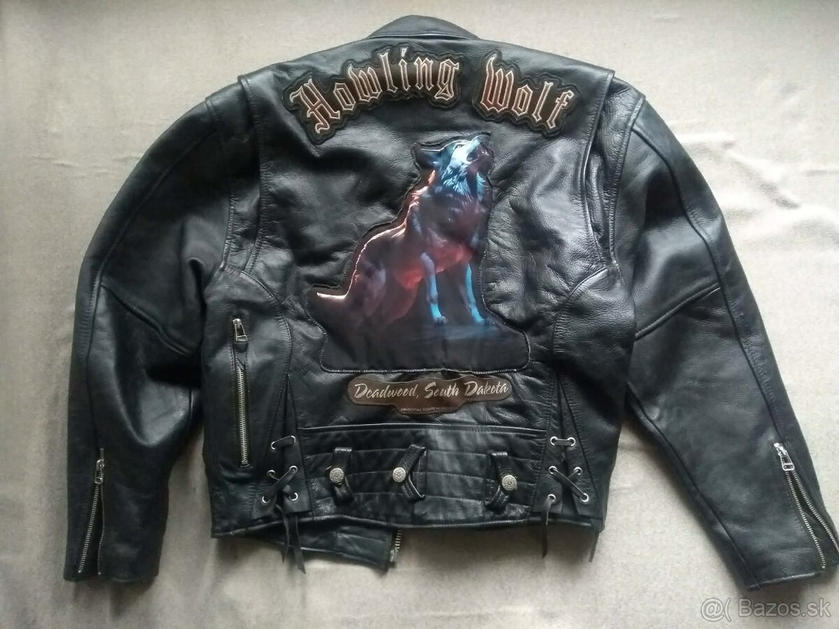 Pánska kožená bunda Avirex sidovka/krivak M/L - 2