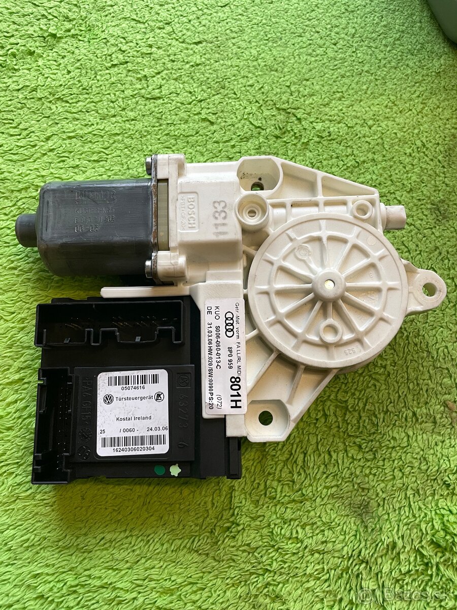 Motorček sťahovania okna ĽAVÝ PREDNÝ Audi A3 8P - 2