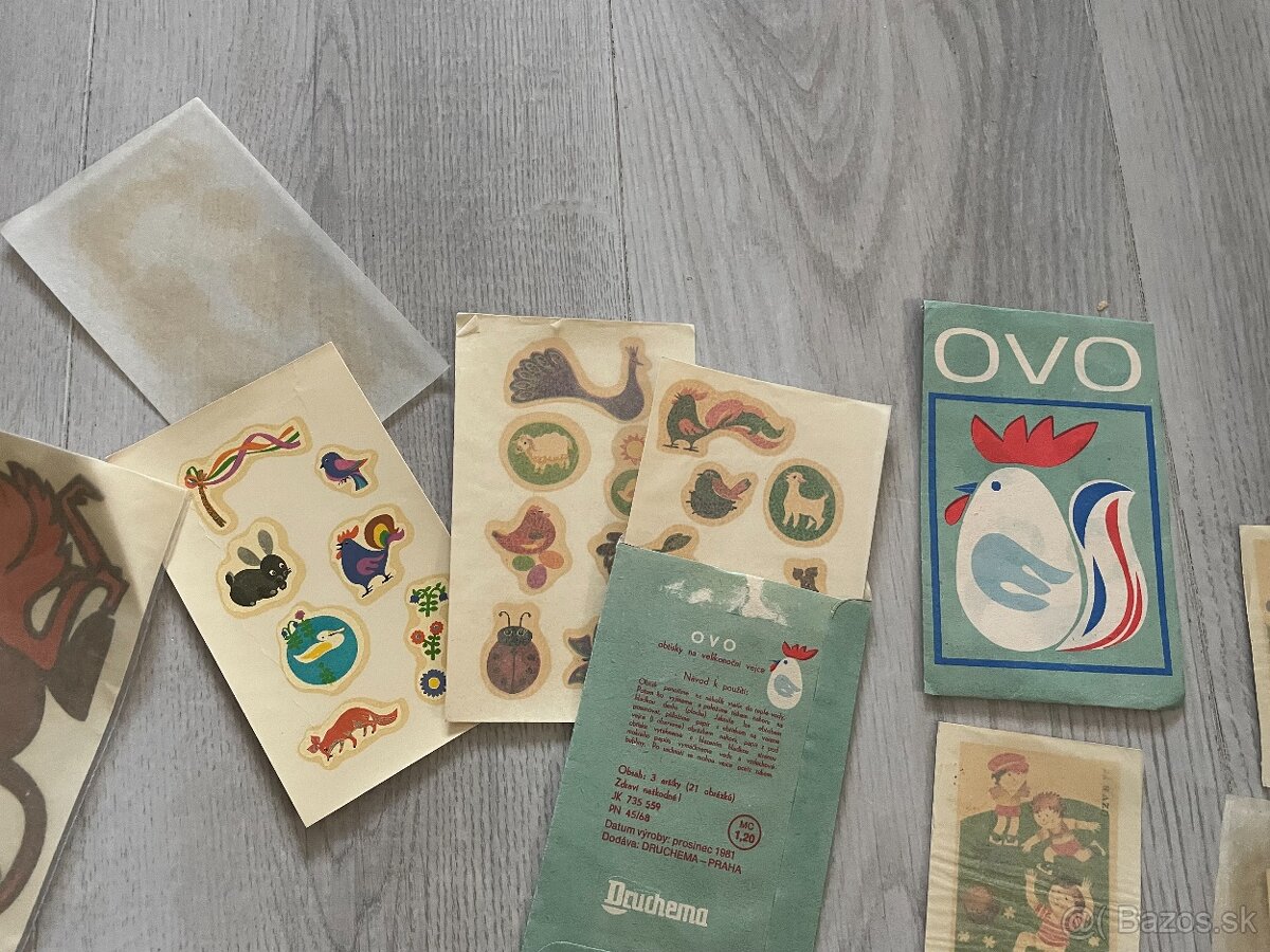 Socialistické vodolepky - nálepky - 2