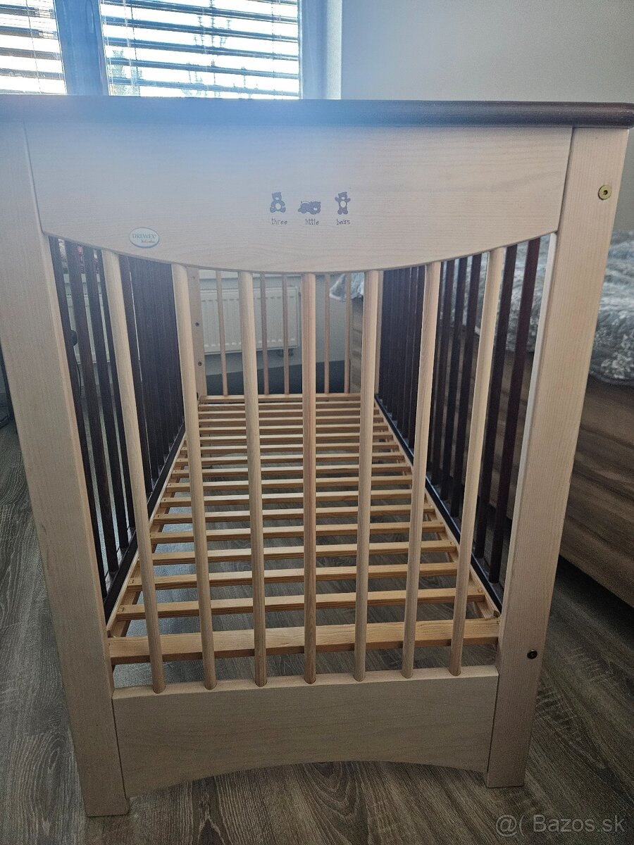 Detska postielka hneda - 2