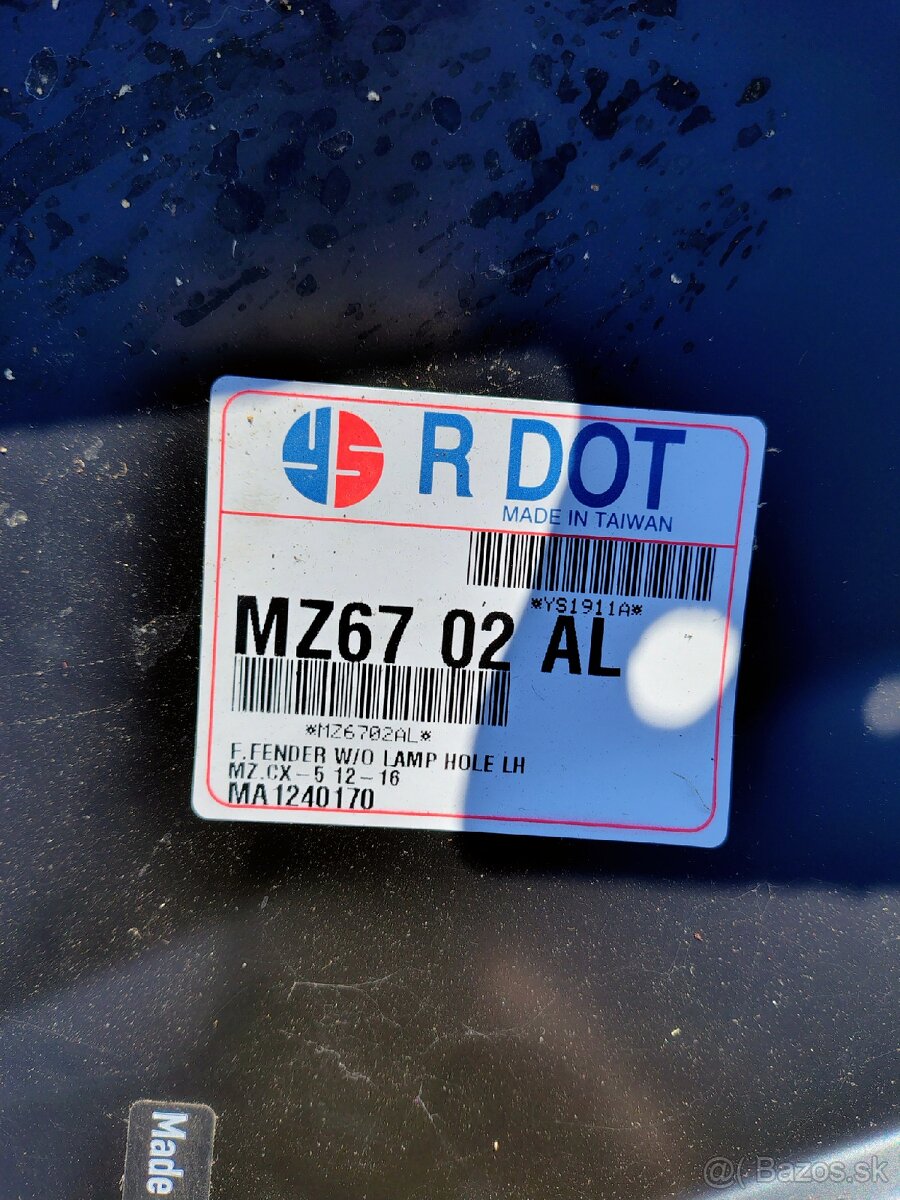 Blatník Mazda CX 5 - 2