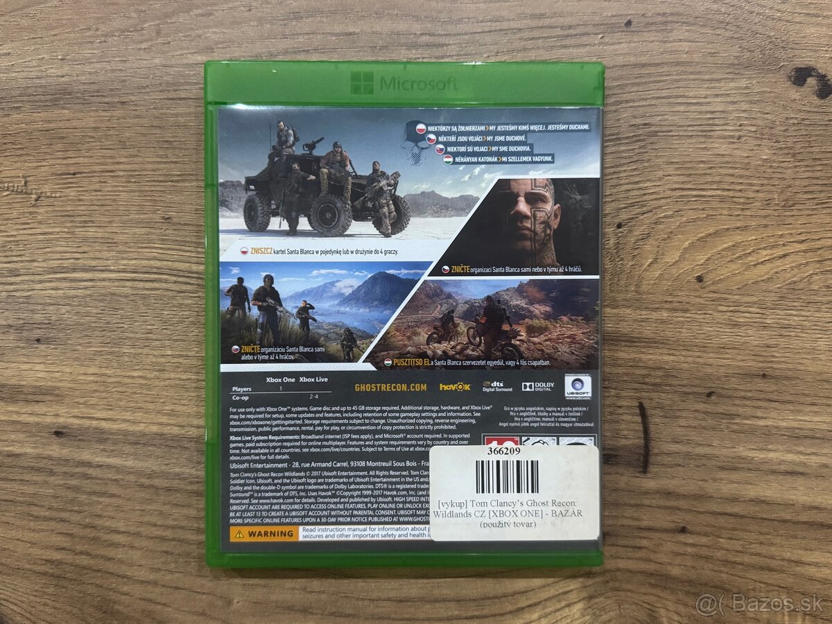 Hra Xbox One - Tom Clancy’s Ghost Recon Wildlands CZ - 2