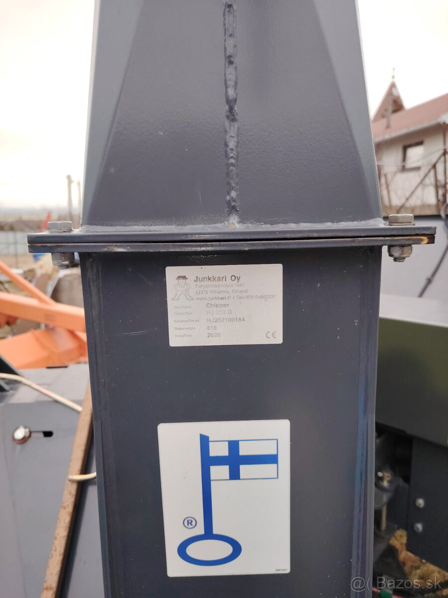 Profesionálny štiepkovač JUNKKARI - 2