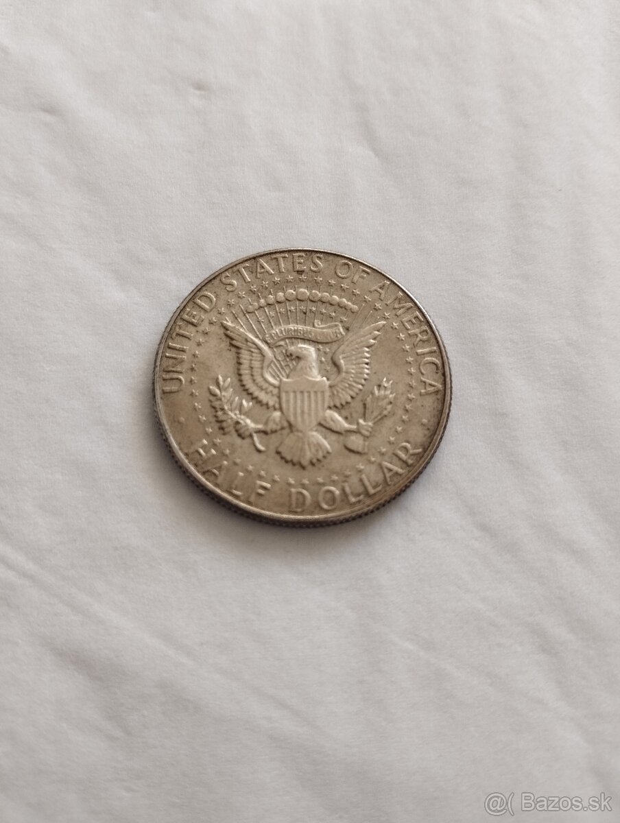 Kennedy Half Dollar 1967 - 40% striebro - 2