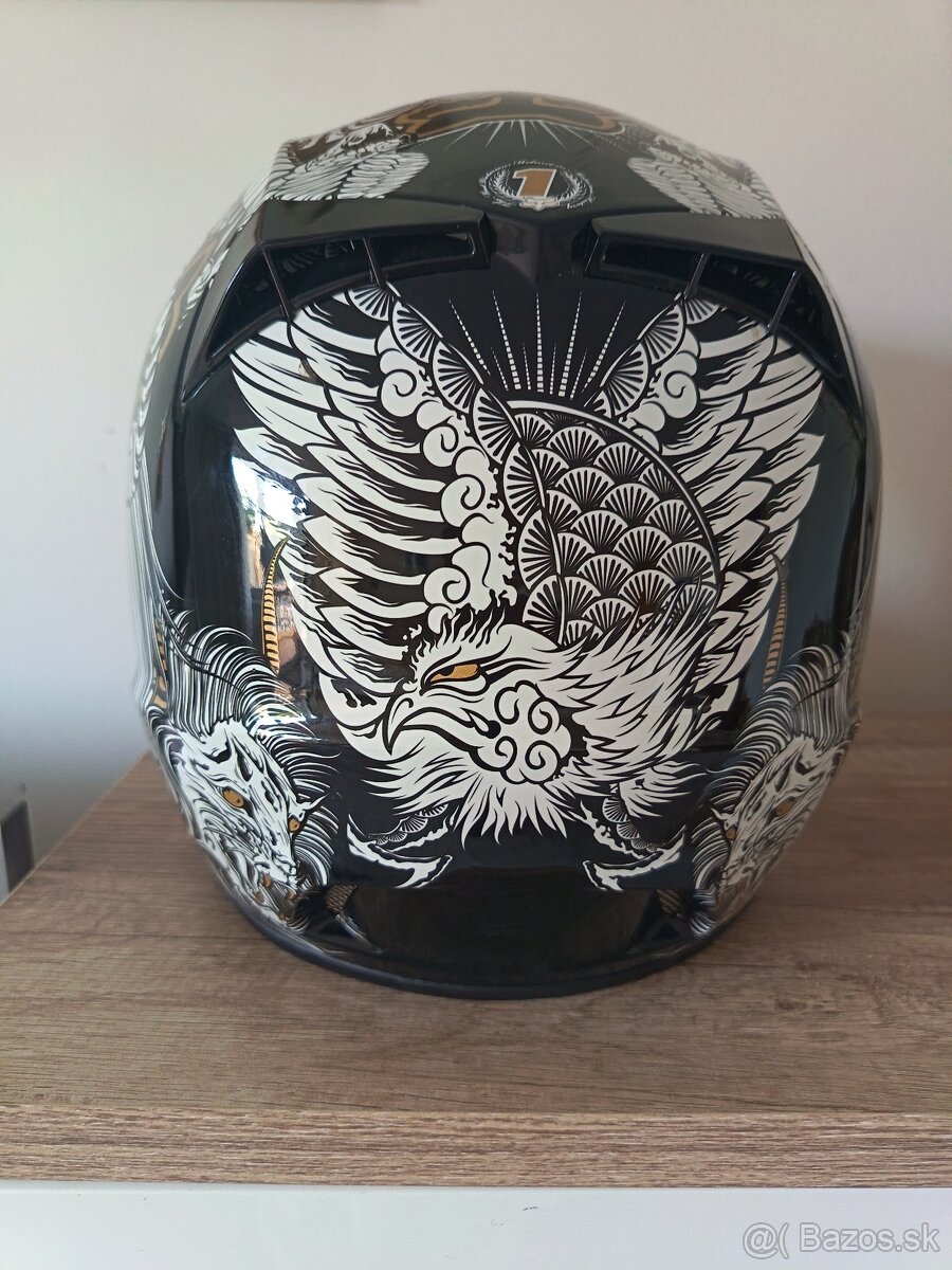 Zberateľská prilba FOX V3 Pilot – RICKY CARMICHAEL Limited E - 2