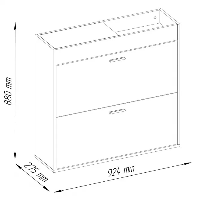 Skrinka na topanky - 2