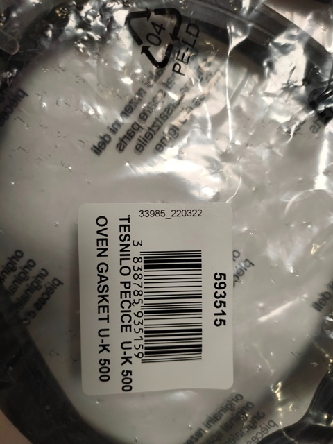 Predam tesnenie dvierok sporaka Gorenje, Mora (UK50) - 2