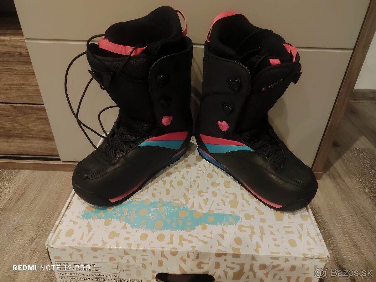 Snowboardové topánky Atomic , veľkosť 40.5 - 2