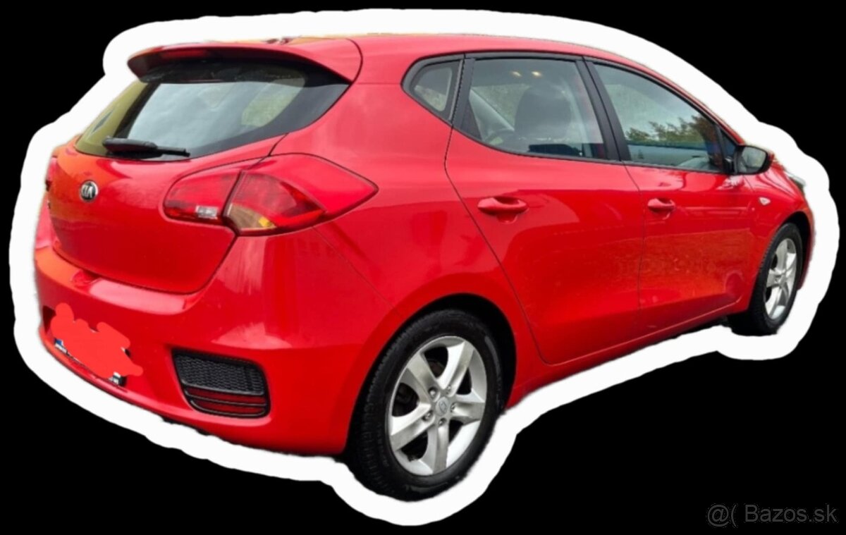 predam diely na kia ceed 1,4 73 kw benzin 6r rv2015 červ kia - 2