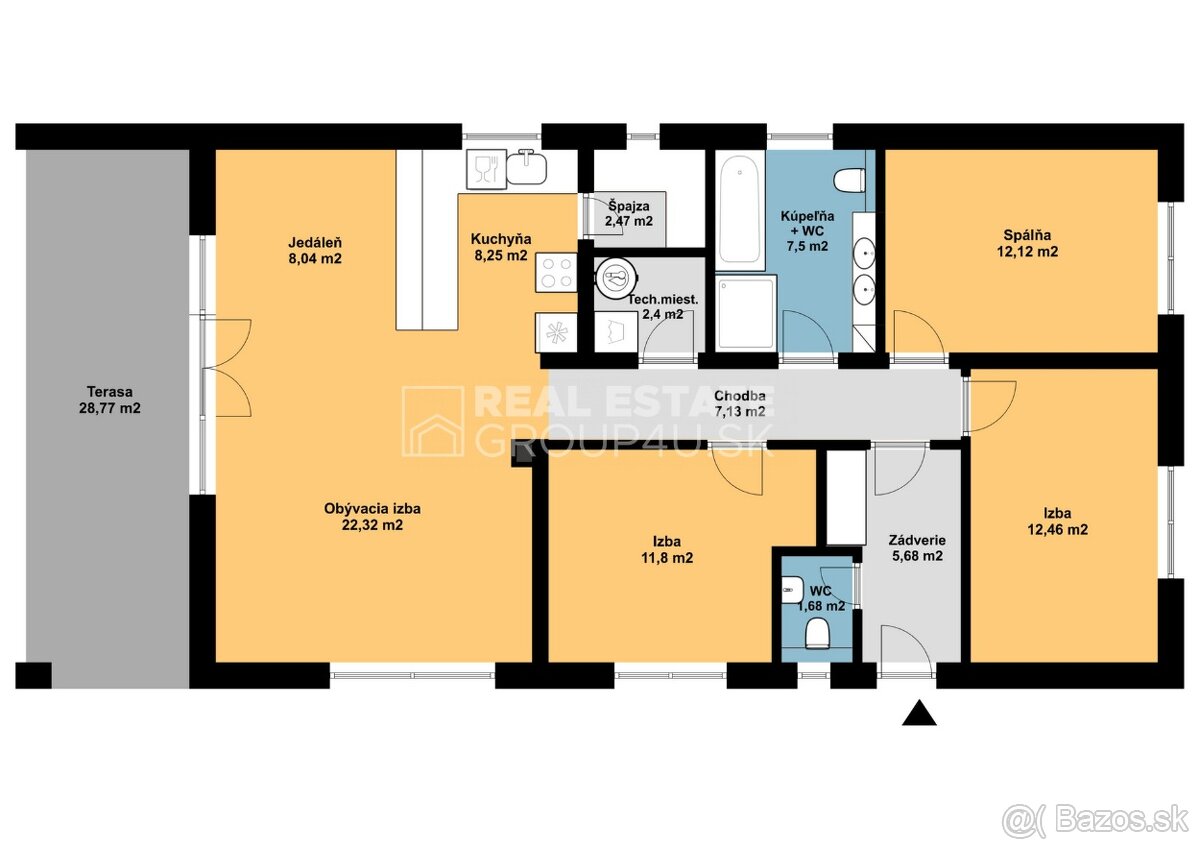 BULGALOV NA SLNEČNOM ROVINATOM POZEMKU - SLAVNICA - 2