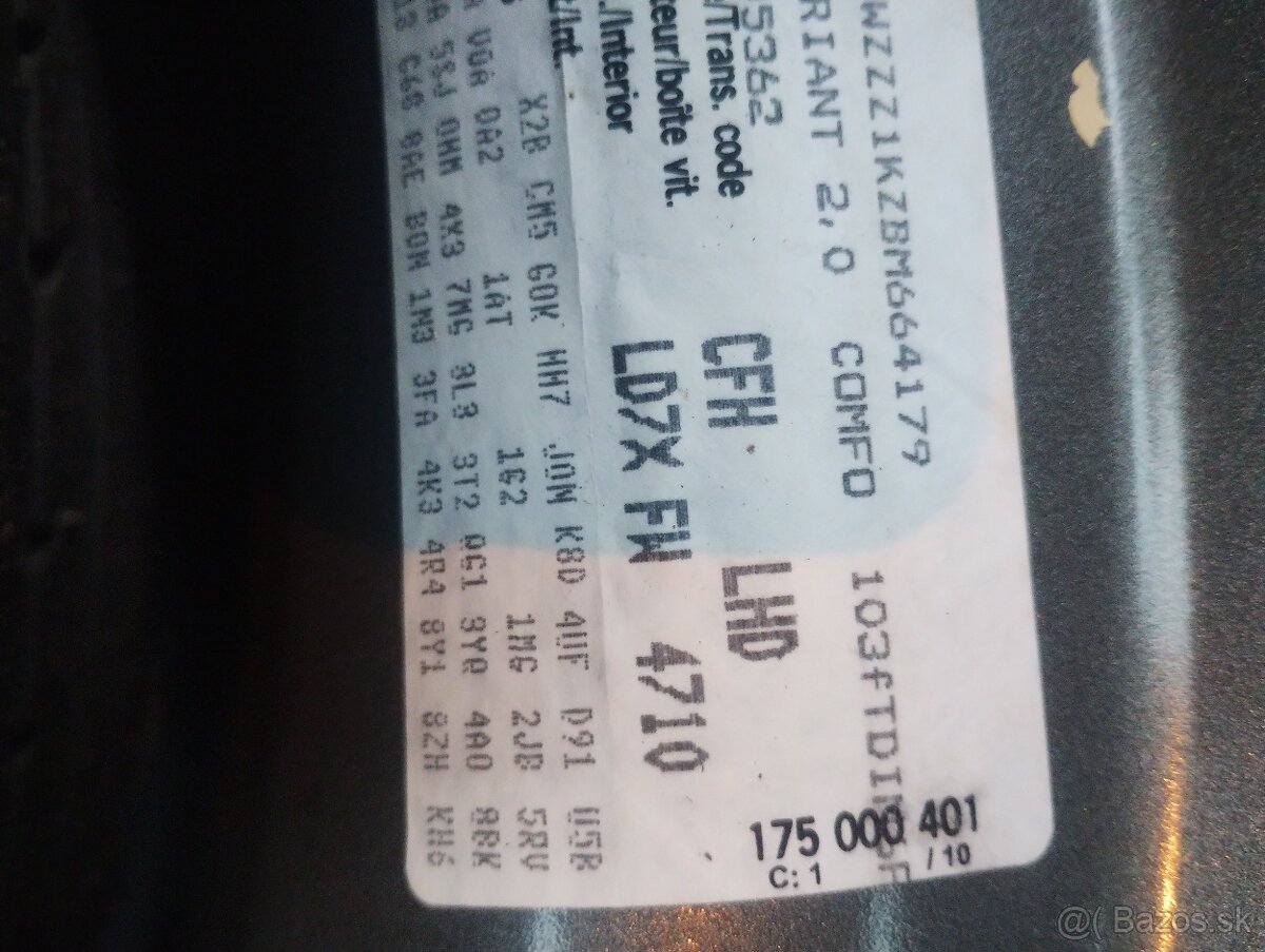 Rozpredám Volkswagen golf 6 combi - 2