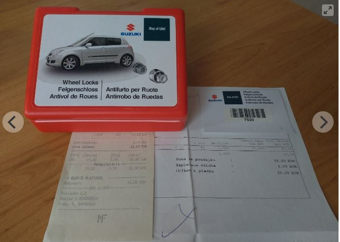 Bezpečnostné skrutky kolesa - 2