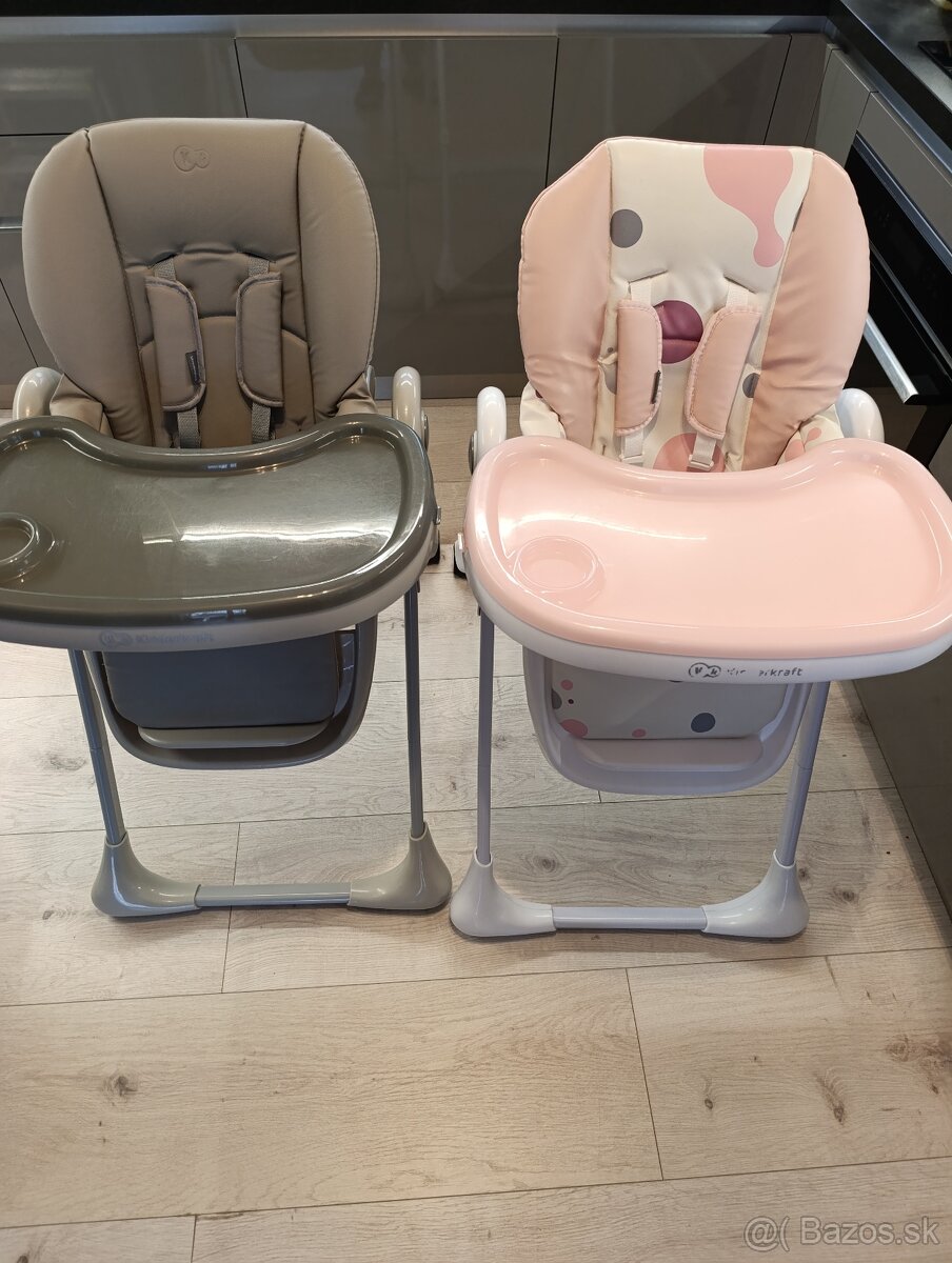 Jedálenské stoličky pre dvojičky - 2