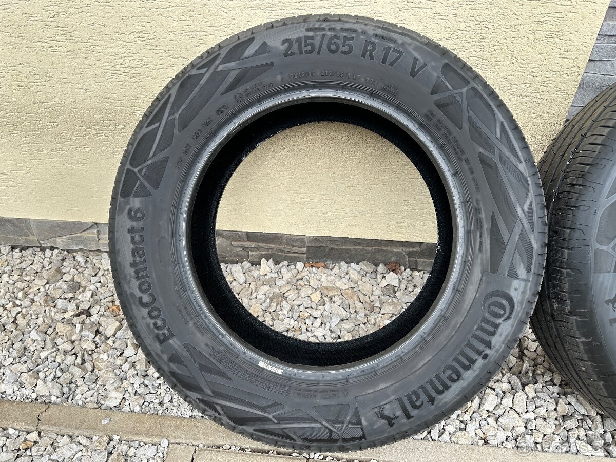 215/65 R17 99V letné CONTINENTAL - 2