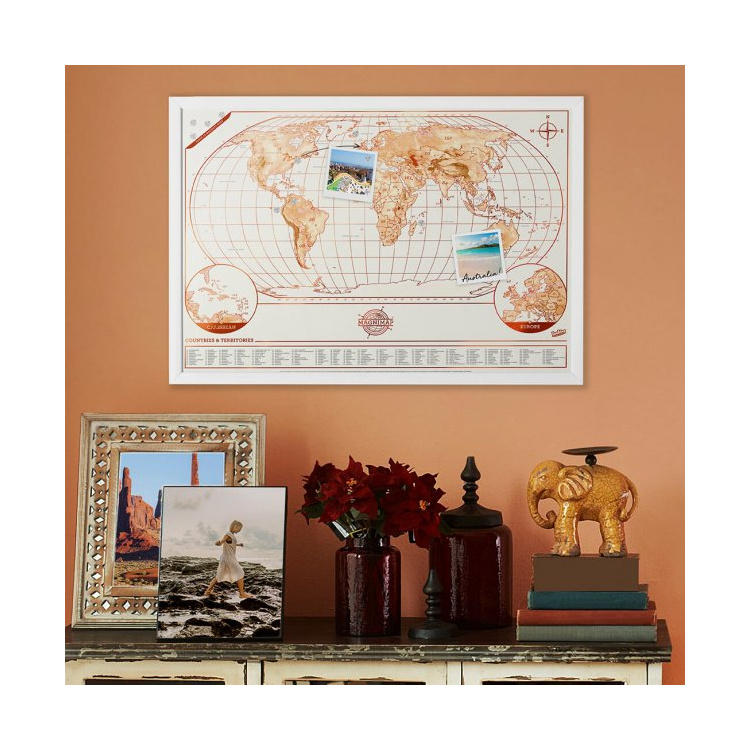 Predam magneticku mapu sveta MAGNIMAP - 2