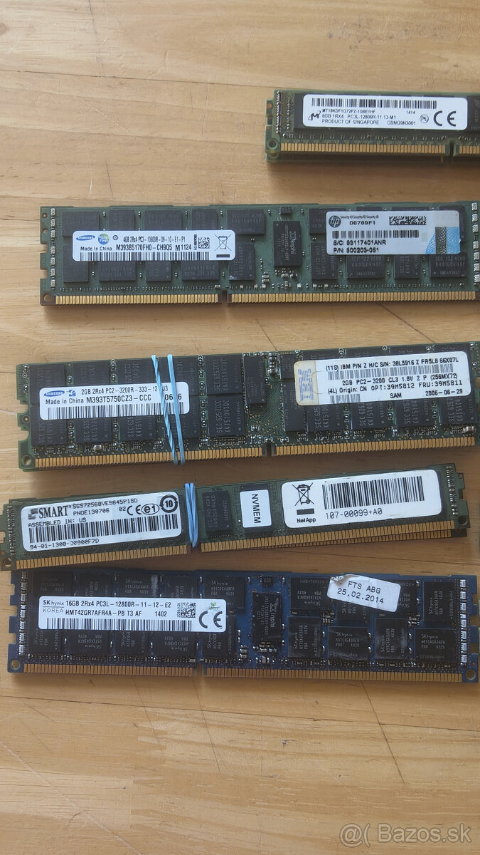 Serverové DDR3 RAM - 2