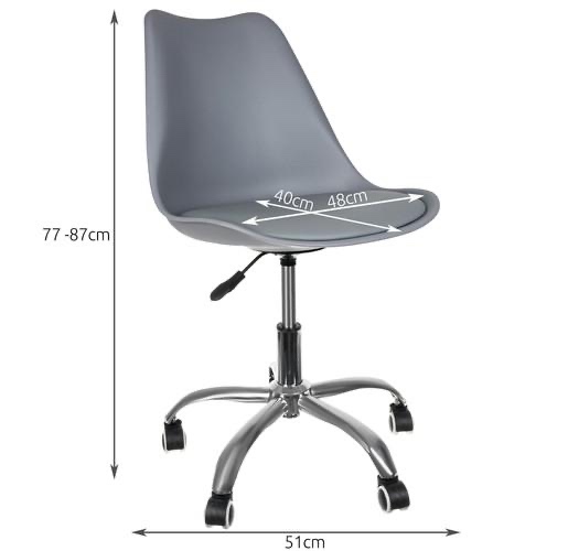 2 ks kancelárska stolička - 2