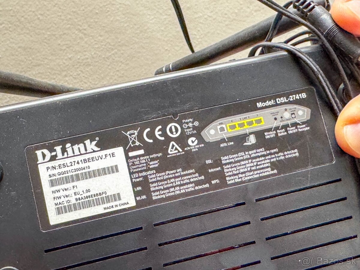 D-Link DSL-2741B Wireless N ADSL2+ Router - 2