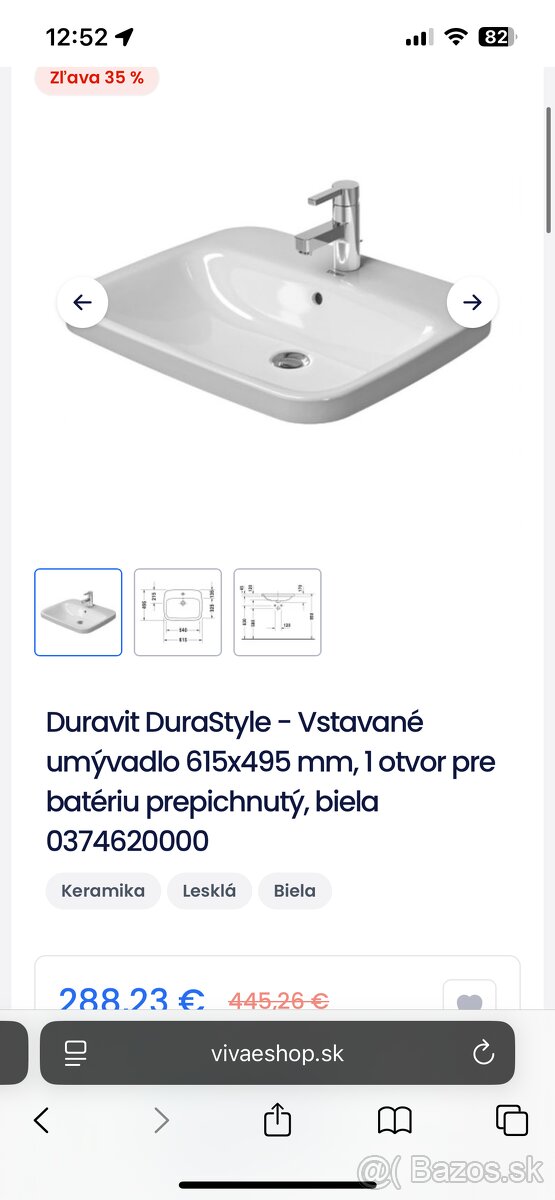 duravit umývadlo - 2