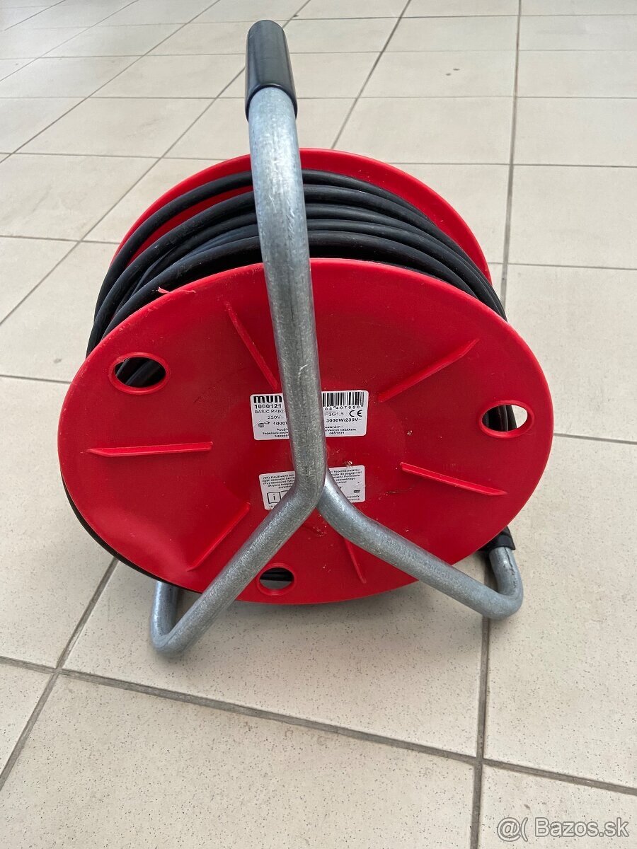 Káblový bubon BASIC 4 x 2P+PE H05VV-F3G1,5, 50 m - 2