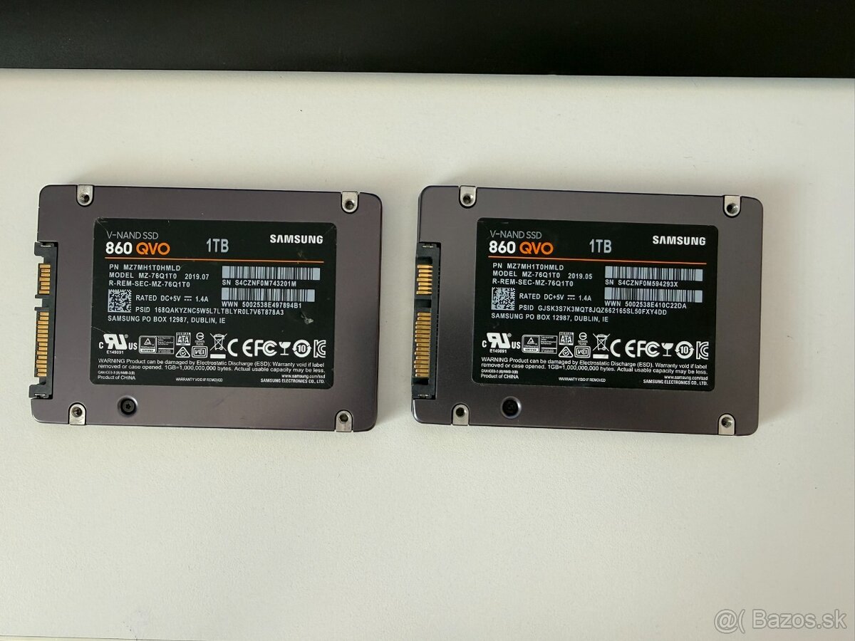Samsung SSD 860 QVO 1TB 2.5" - 2