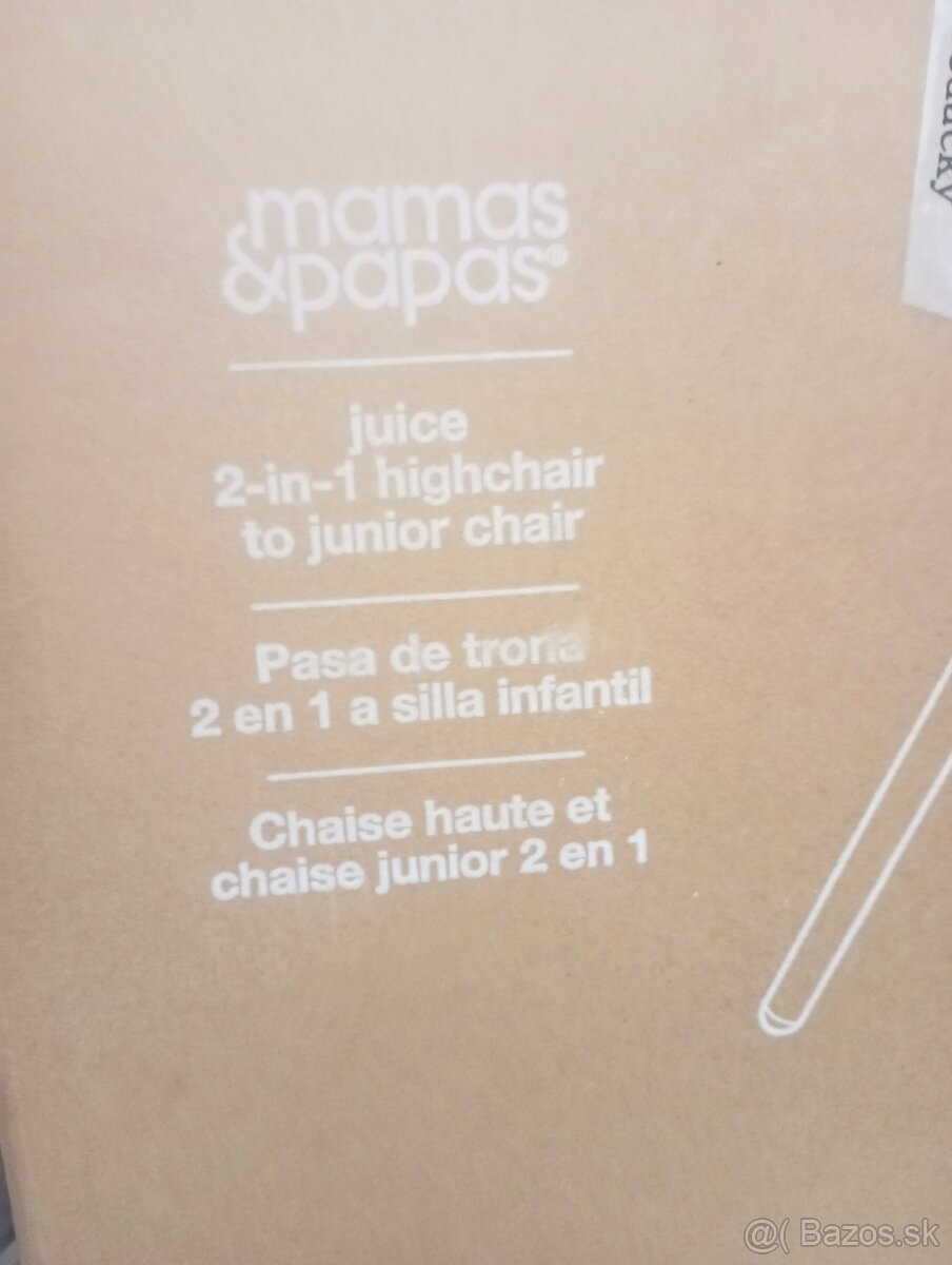 MAMAS & PAPAS Stolička Juice Scandi eucalyptus - 2