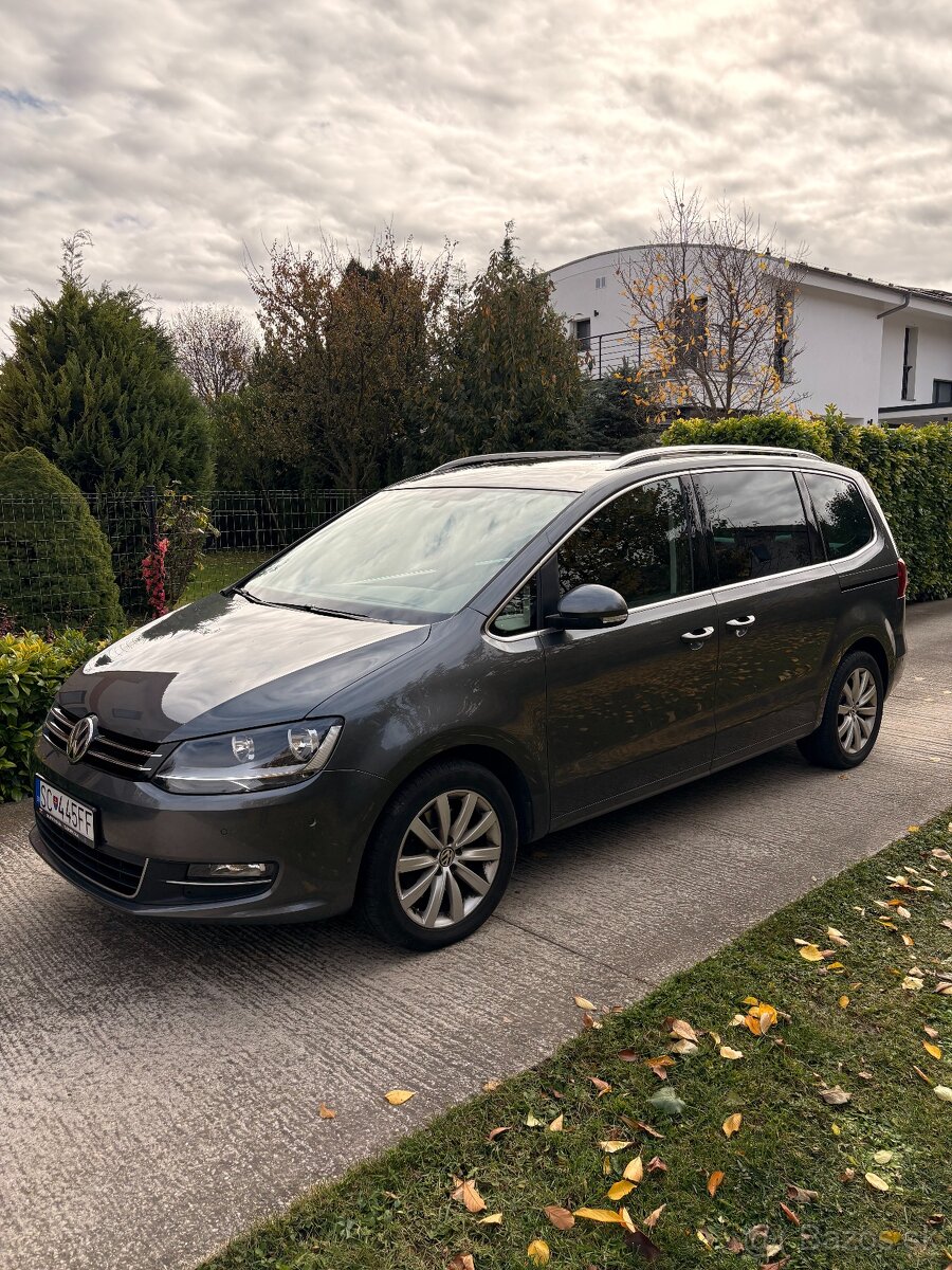 VW Sharan 2.0 TDI, 2016, DSG, ťažné, pano - 2