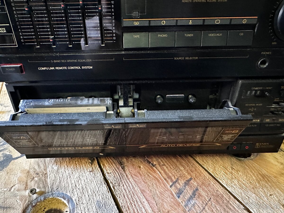 JVC DR-E5L + JVC AL-E11 – retro hi-fi zostava - 2
