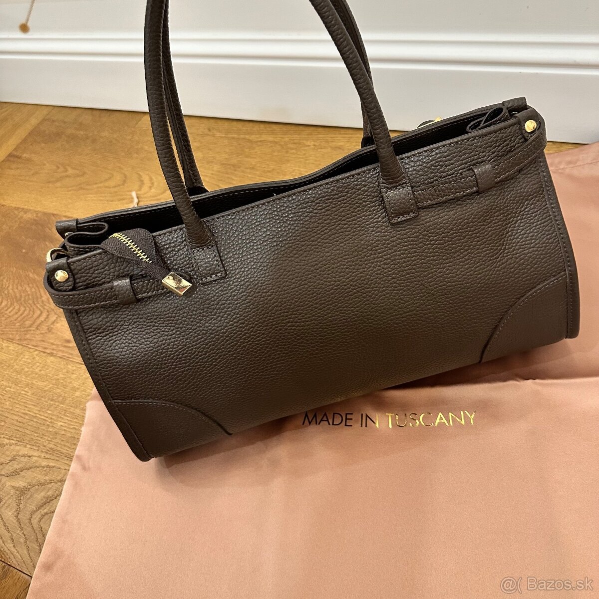 Kožená talianska kabelka nová - 2