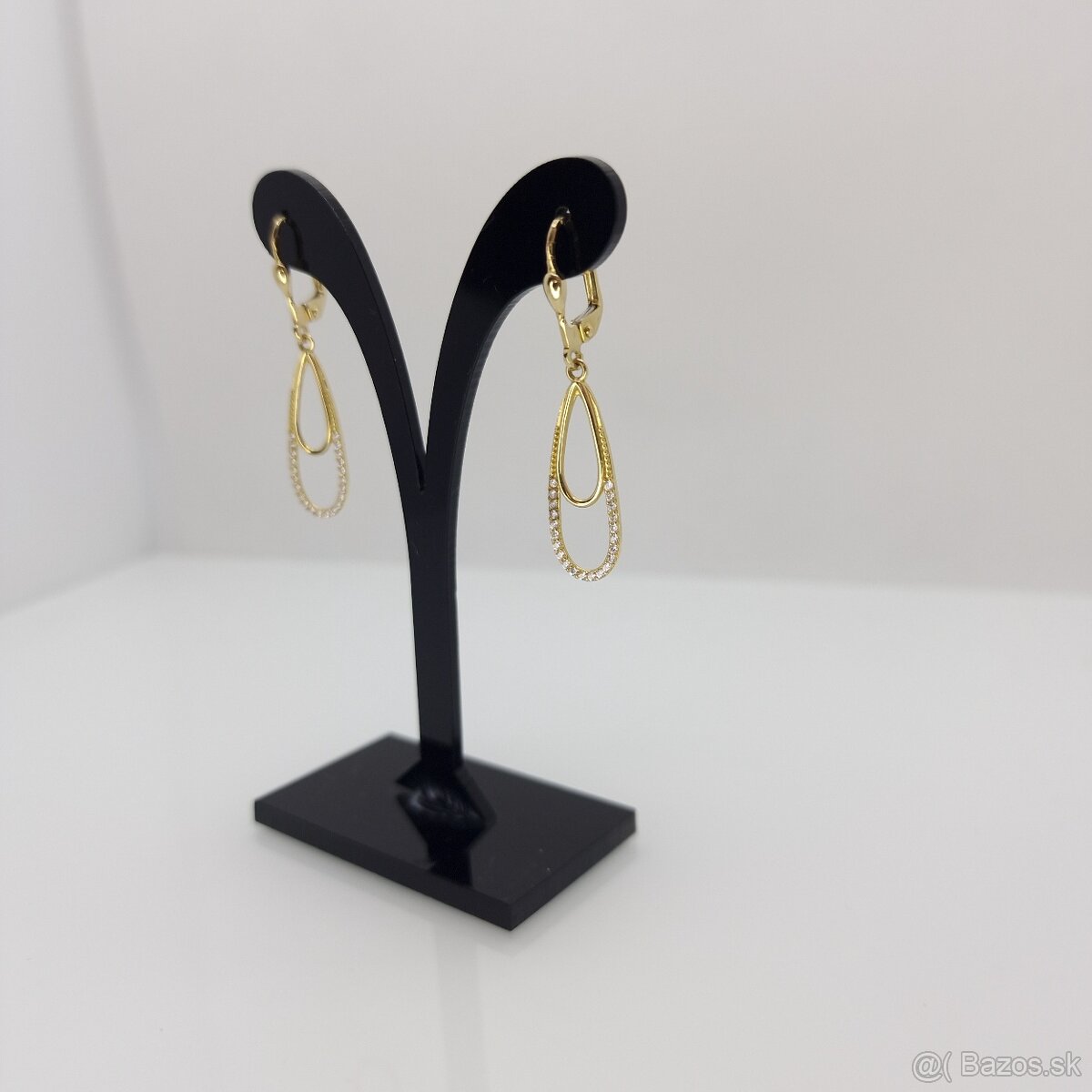 Zlaté visiace náušnice 2 - 2