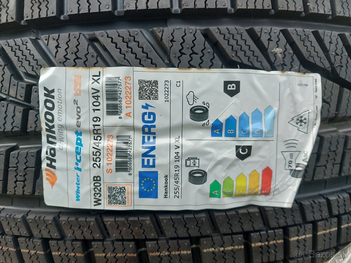 2ks NOVÉ 255/45r19 104V HANKOOK WINTER ICEPT EVO2 HRS - 2