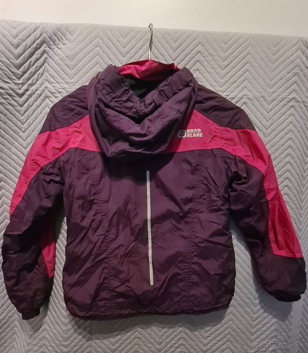 Dievčenská športová bunda Nordblanc, veľ. 122/128 - 2