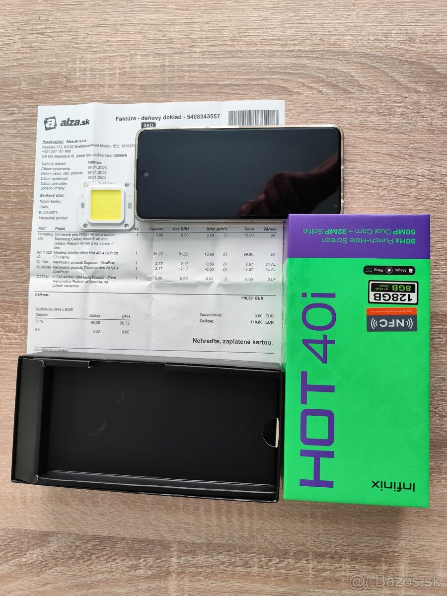 Predám mobil. telefón Infinix Hot 40i, 8GB/256GB, dual SIM - 2