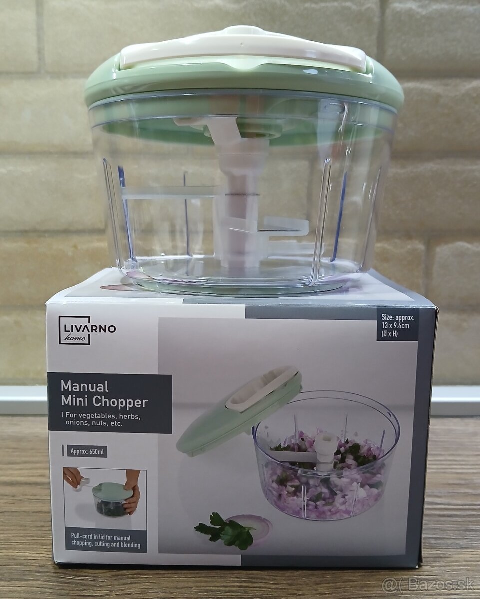 Manuálny mini sekáčik - NOVÝ - 2