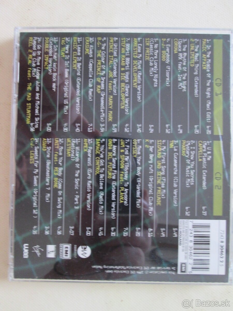 dance max 14,just the best 5,fetenhits 2001,trip to mars - 2