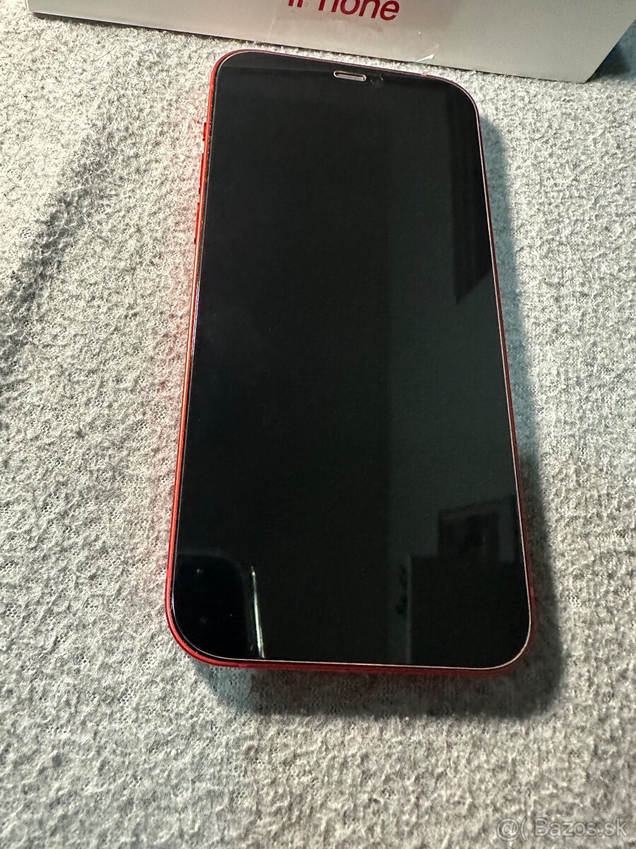 Apple iPhone 12 64GB Red - 100% batéria - 2
