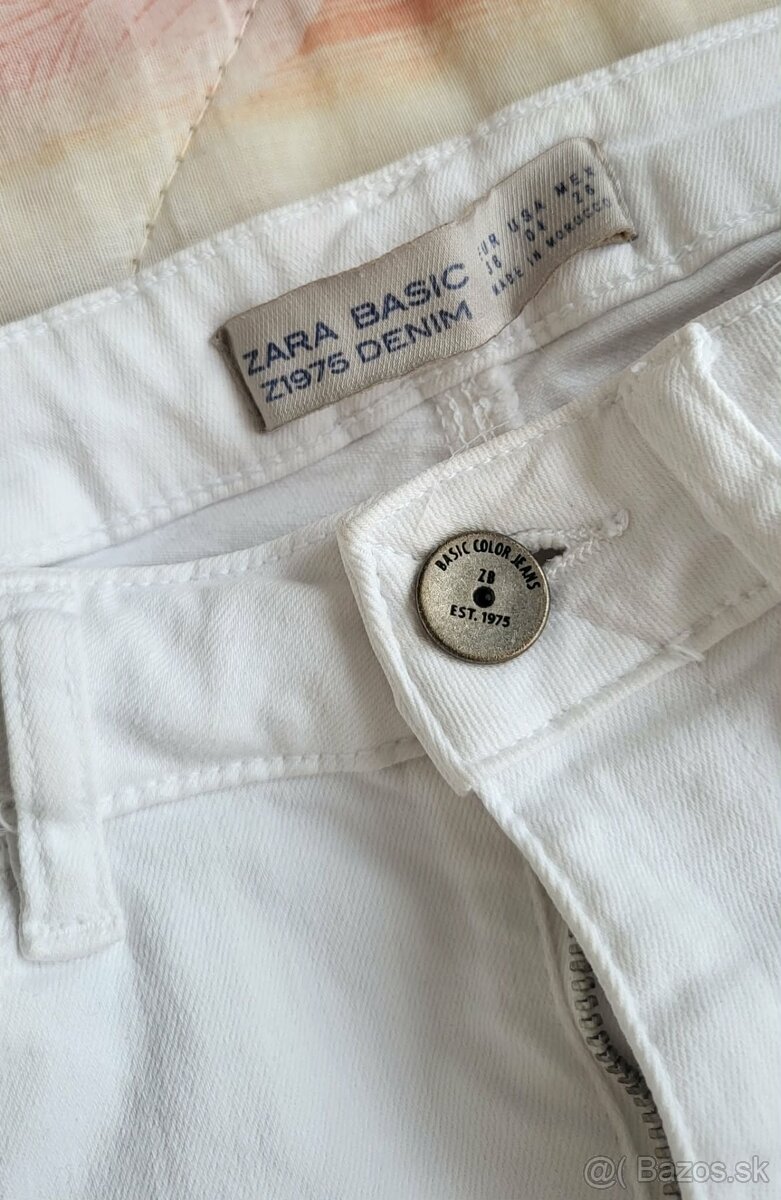 Zara nohavice biele - 2