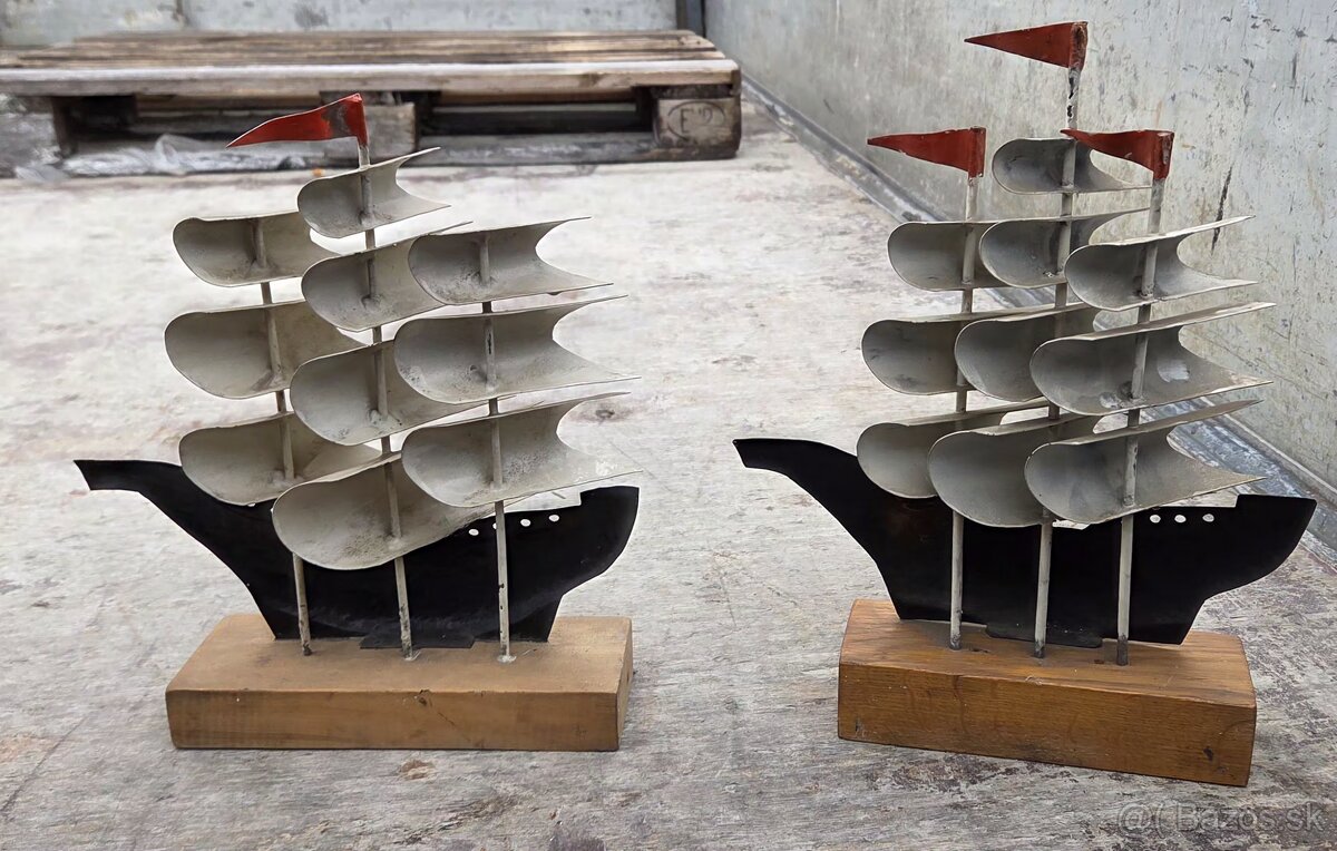 Retro plechové doplnky lode a podobne - 2