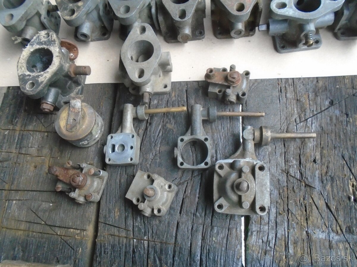 Solex , Jikov 26-30 , Tatra 57,75 , Skoda - 2