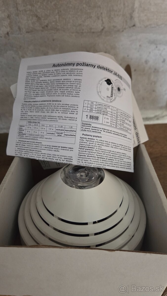 Predam požiarny detektor jablotron ja63s - 2