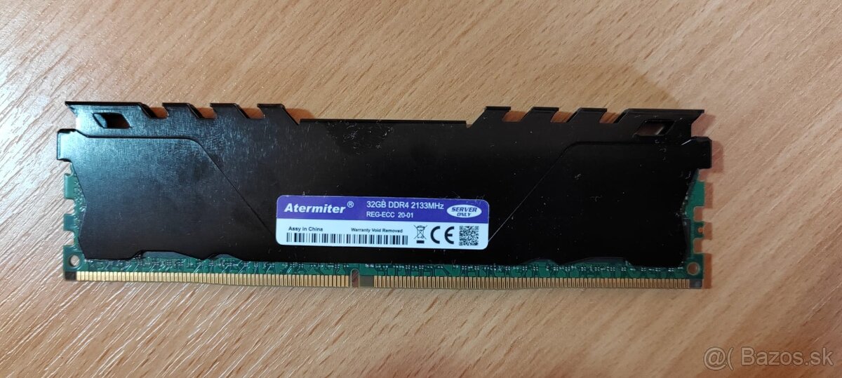 Atermiter ECC DDR4 Ram 32GB PC4 2133MHz x4 (128 GB RAM ECC) - 2