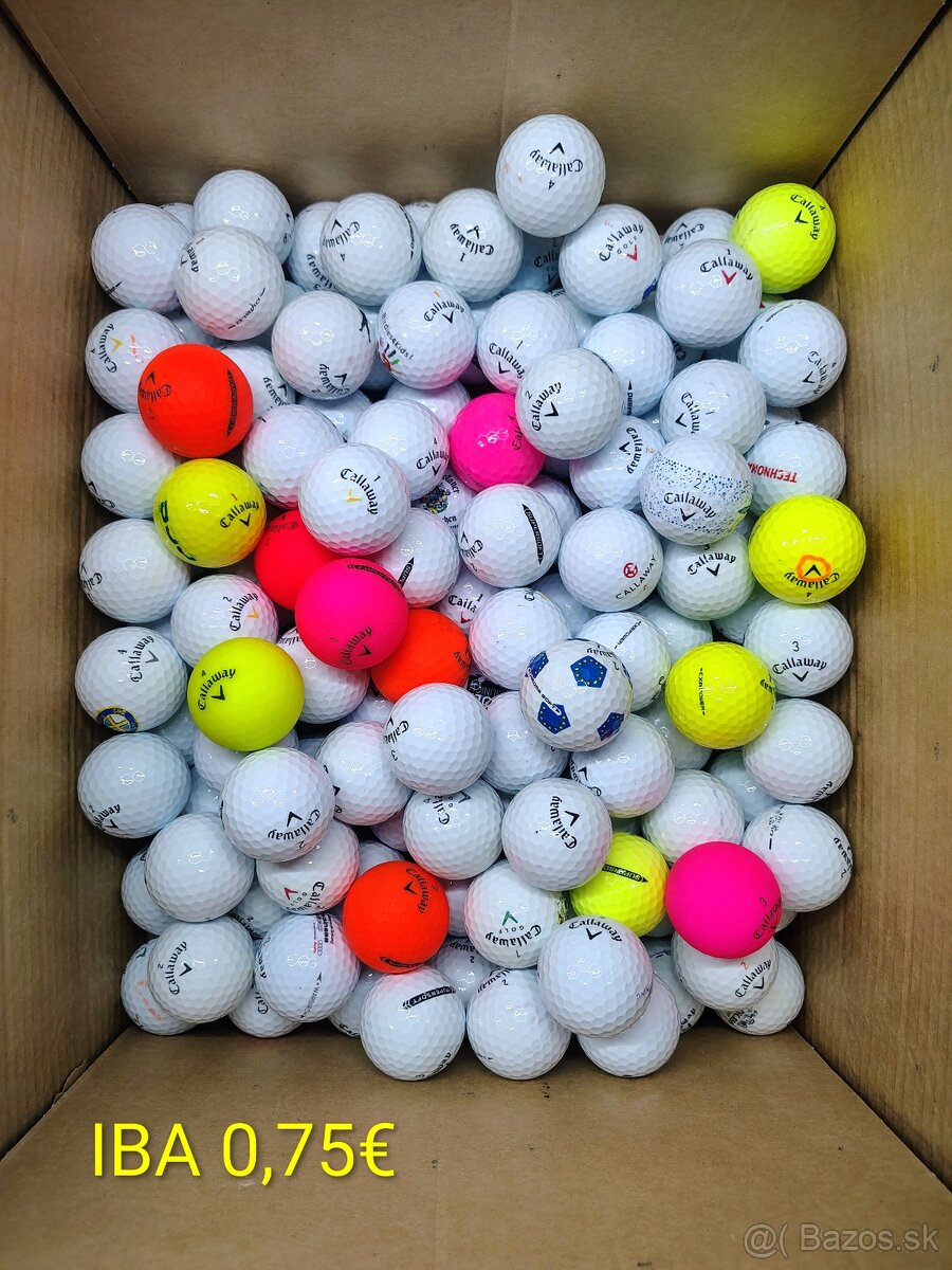 Golfové loptičky Callaway 0,75€ - 2