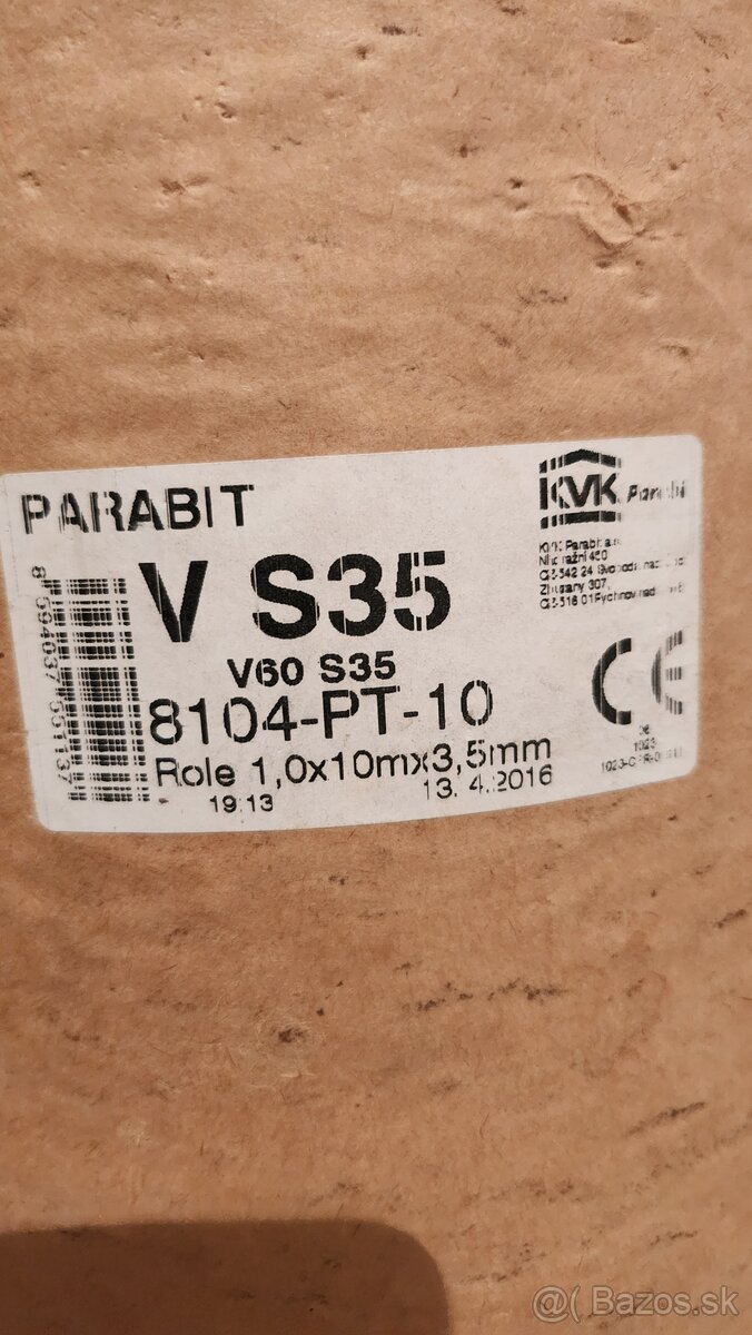 Predam modifikovany asfaltovy pas Parabit - 2