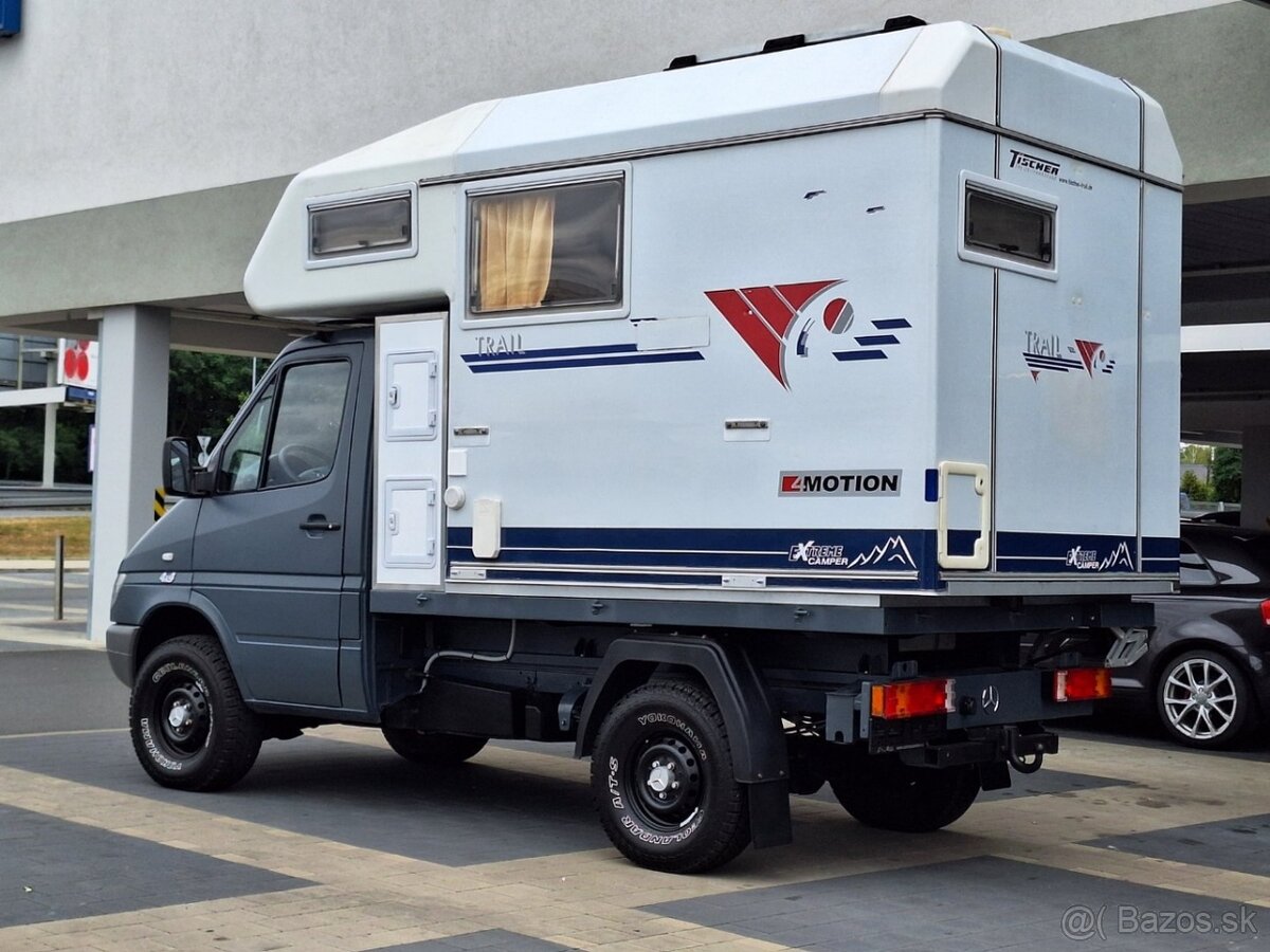 MERCEDES SPRINTER 316 4X4 2,7TD valník + bytná nástavba