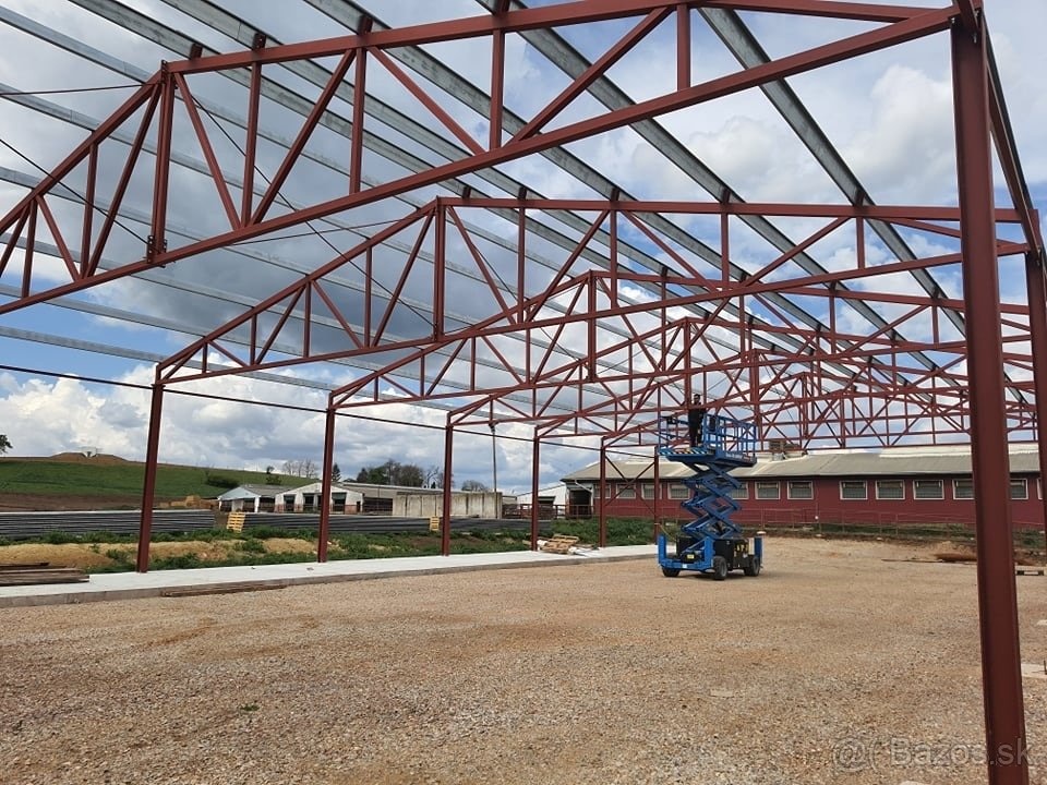 Konštrukcia haly 8x24x5m - 2