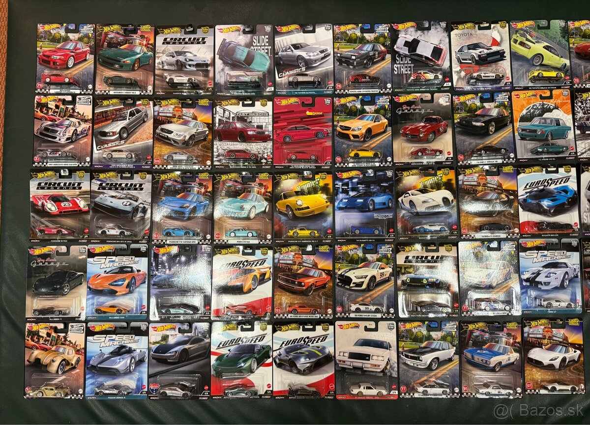 Hot Wheels - RR - JDM , Porshce , MB , EU , Superšport - 2