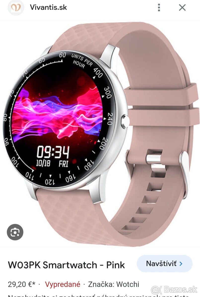 Hodinky Smartwatch W03PK - 2