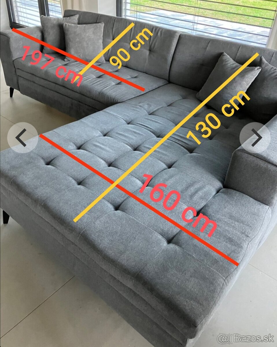 Sedačka rohová - 2